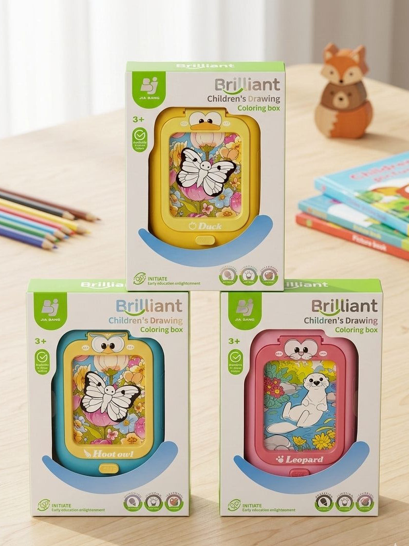 Brilliant- light up colouring box