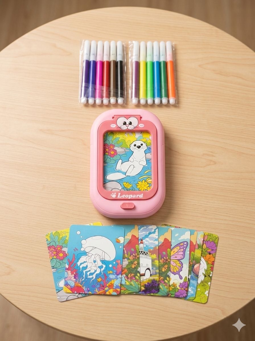 Brilliant- light up colouring box