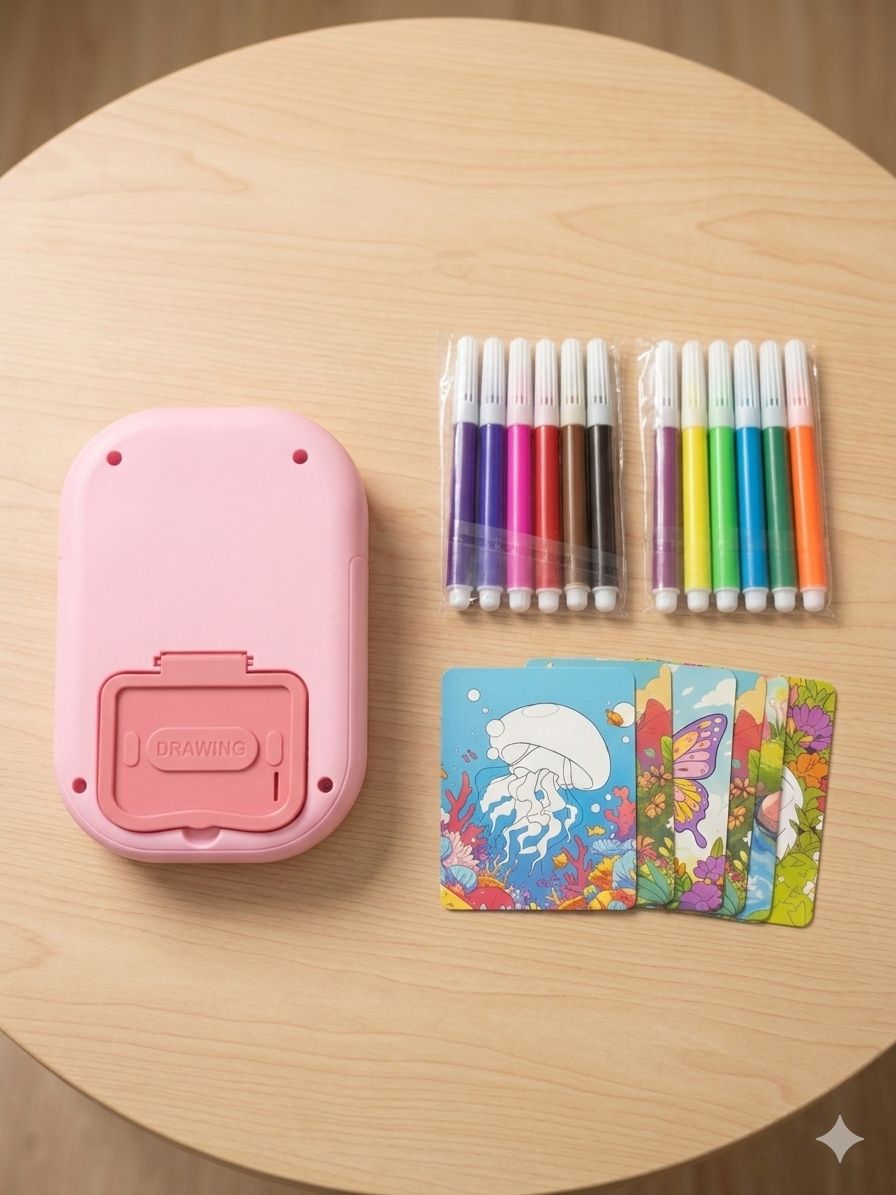 Brilliant- light up colouring box
