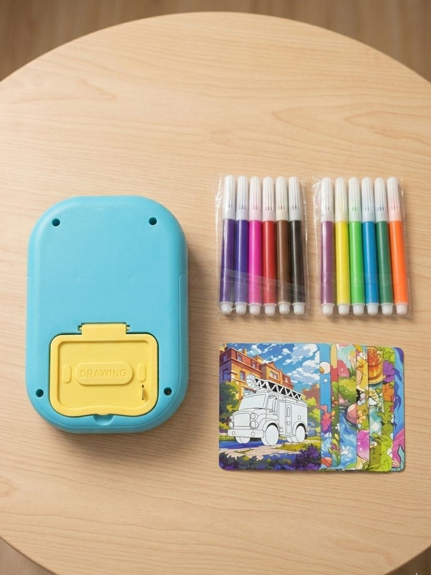 Brilliant- light up colouring box