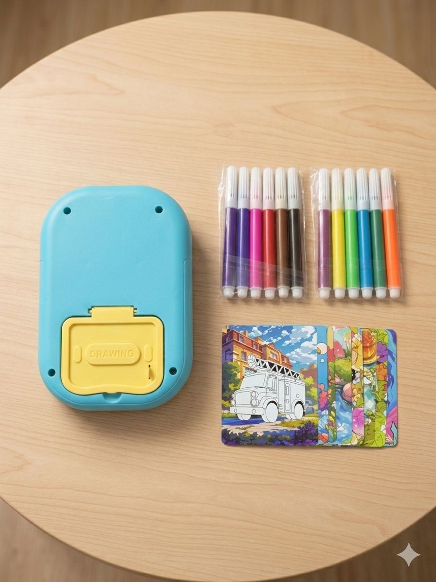Brilliant- light up colouring box
