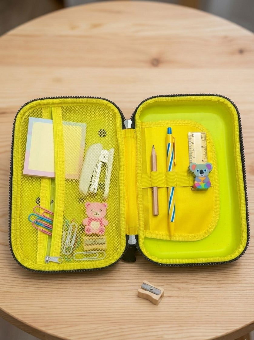 3D charms silicon pencil case