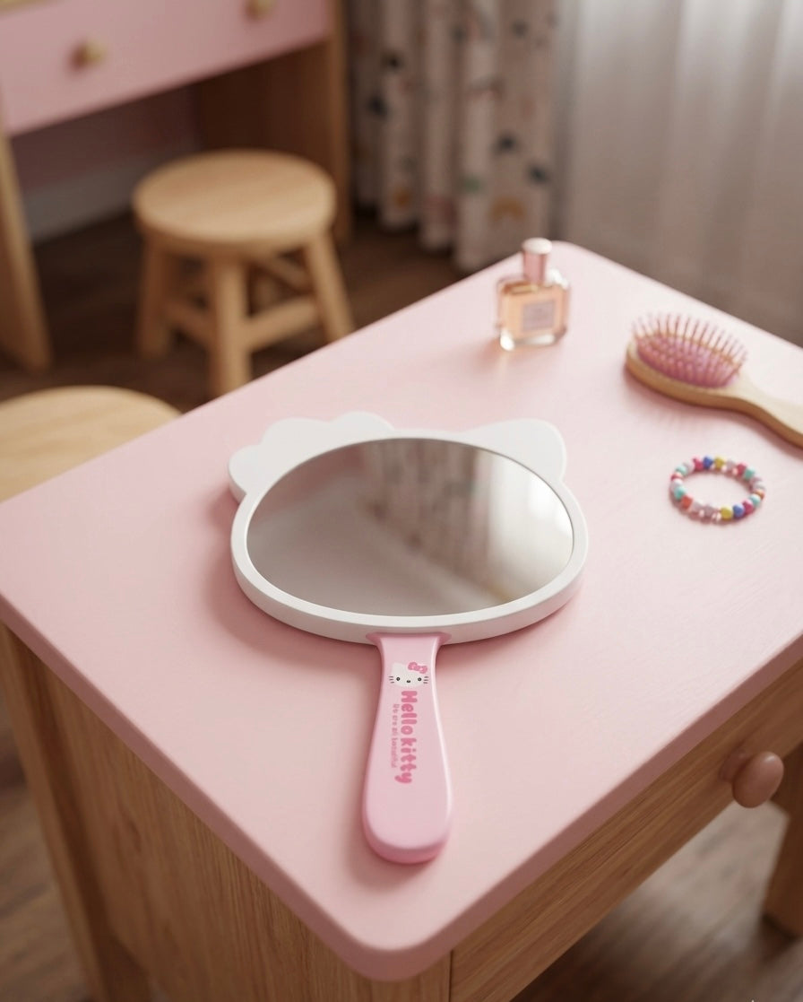 Hello Kitty Kids Handheld Mirror & Comb