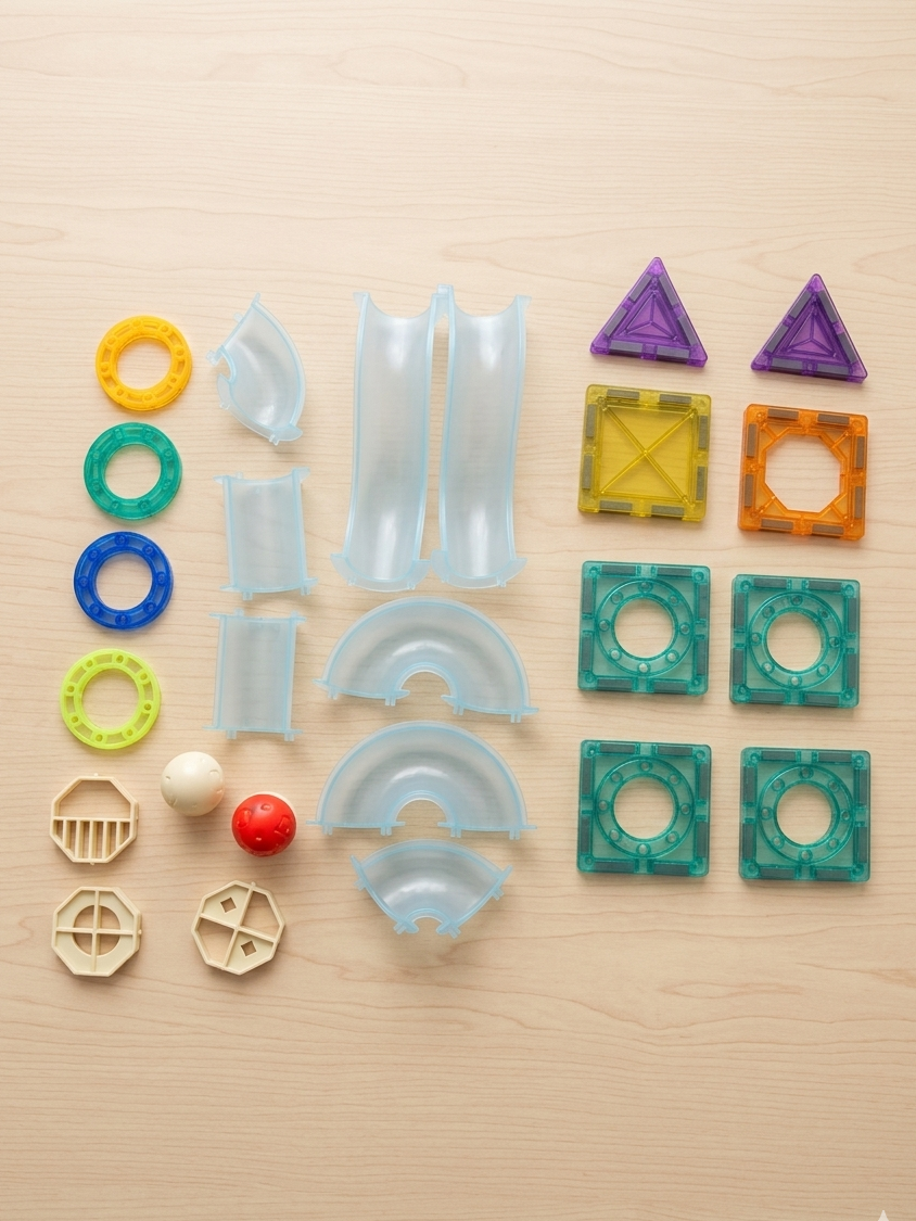 Magnetic tiles - 25 pieces