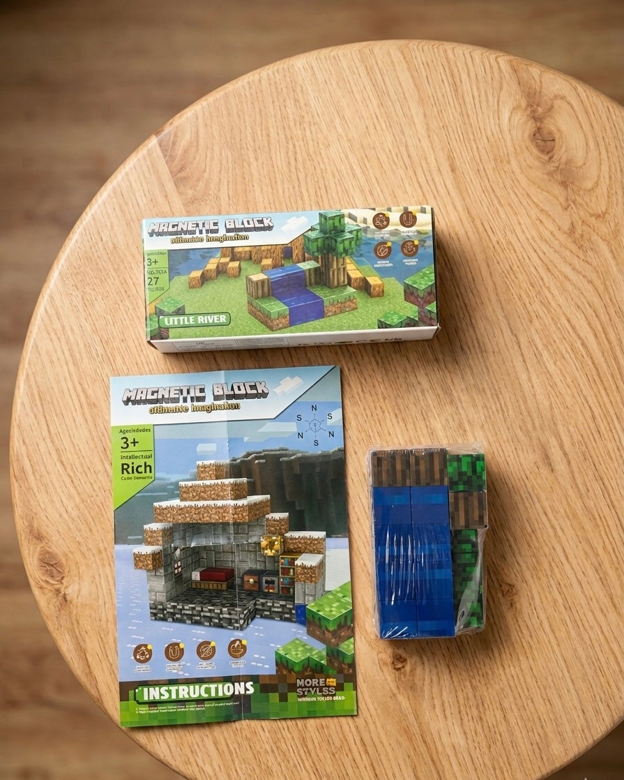 Magnetic Blocks - 27 pcs - Little river