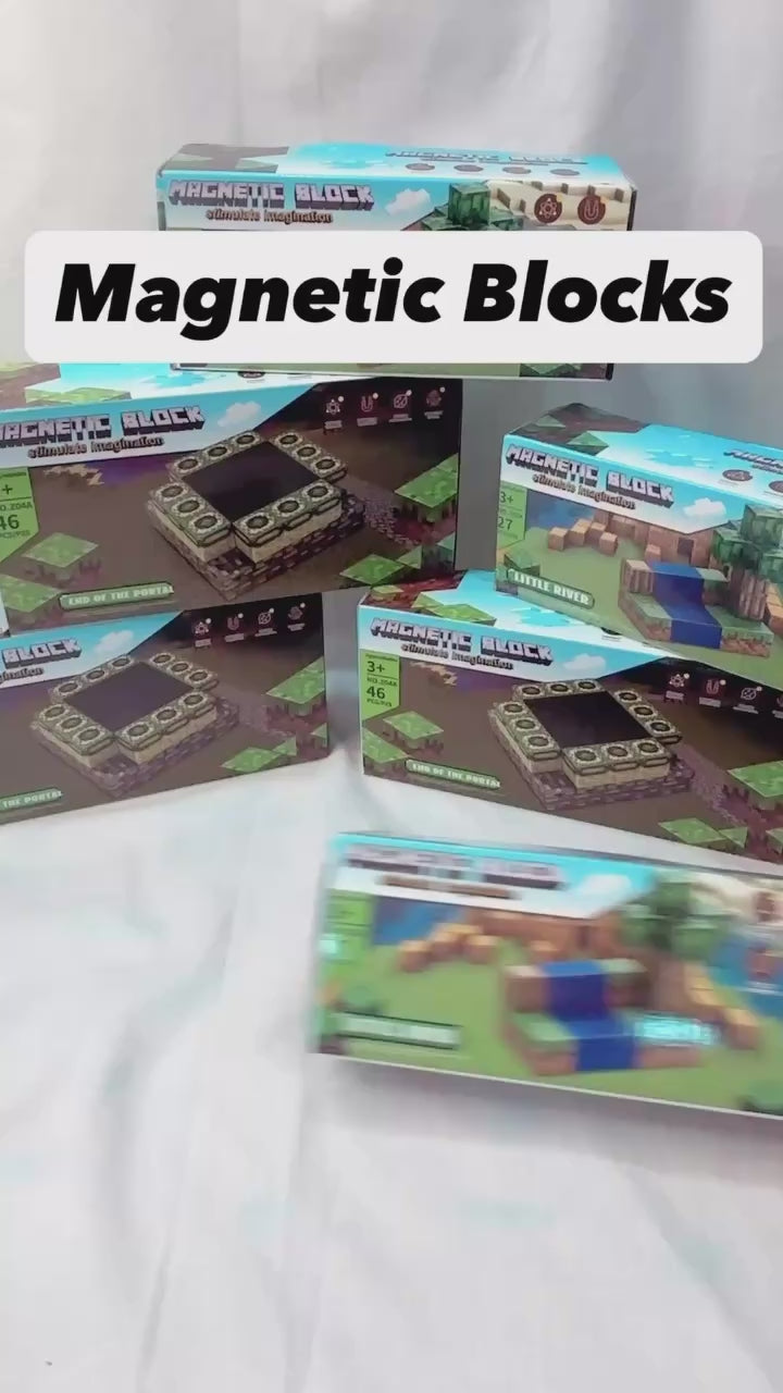 Magnetic Blocks - 27 pcs - Little river